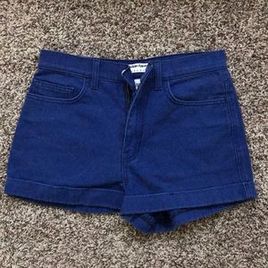 American apparel high waisted shorts